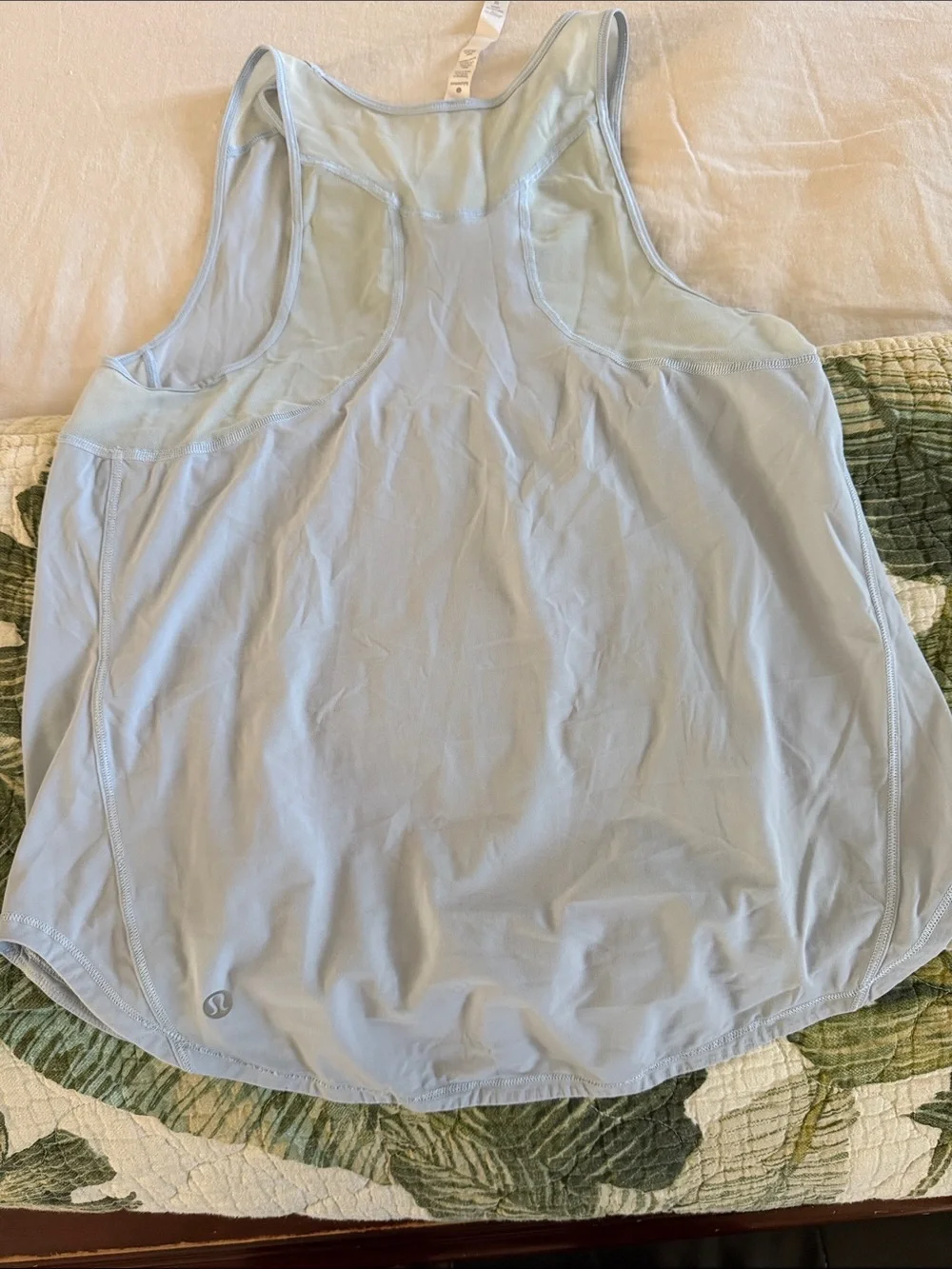 lululemon athletica Light Blue Performance Racerback Tank